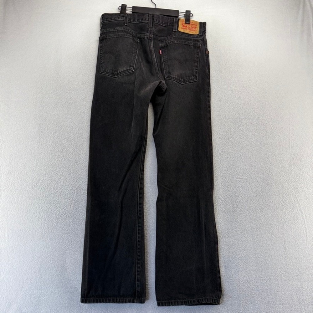 Levis Jeans Mens 33x32 Black 517 Bootcut Denim Western Rodeo Bootcut Red Tab